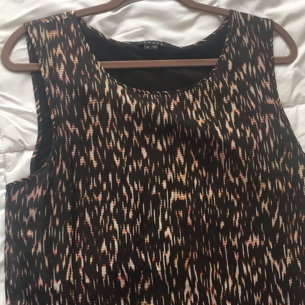 Theory Patterned Dress - Picture 2 of 4